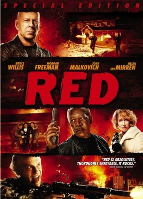 Red movie poster (2010) Mouse Pad MOV_ae40b601
