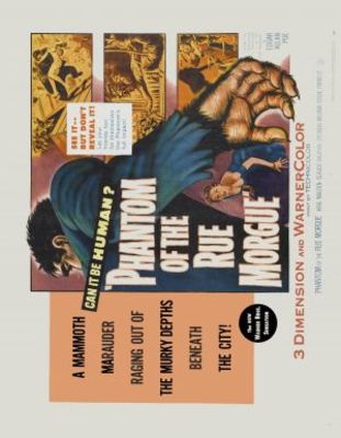 Phantom of the Rue Morgue movie poster (1954) tote bag