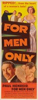For Men Only movie poster (1952) Sweatshirt #694858