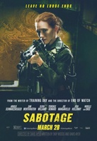 Sabotage movie poster (2014) Sweatshirt #1139237
