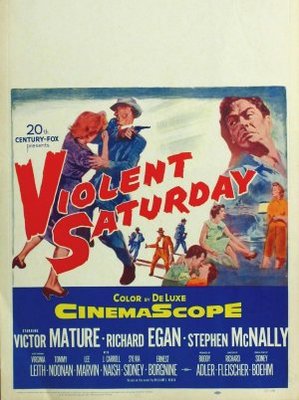 Violent Saturday movie poster (1955) Longsleeve T-shirt