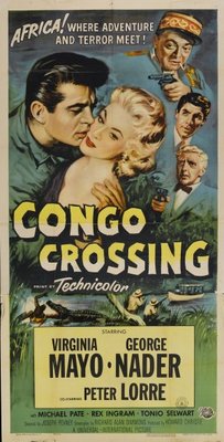 Congo Crossing movie poster (1956) Longsleeve T-shirt