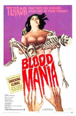 Blood Mania movie poster (1970) calendar