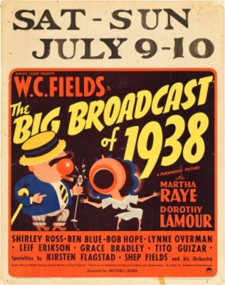 The Big Broadcast of 1938 movie poster (1938) poster