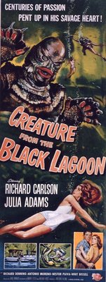 Creature from the Black Lagoon movie poster (1954) poster