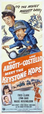 Abbott and Costello Meet the Keystone Kops movie poster (1955) tote bag