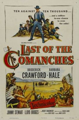 Last of the Comanches movie poster (1953) tote bag