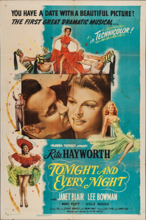 Tonight and Every Night movie poster (1945) hoodie