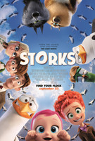 Storks movie poster (2016) t-shirt #MOV_auvbqc8w