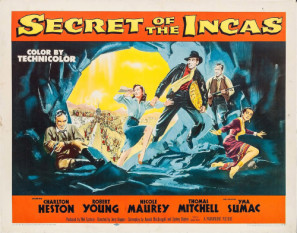 Secret of the Incas movie poster (1954) calendar