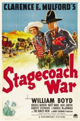 Stagecoach War movie poster (1940) tote bag