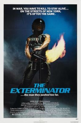 The Exterminator movie poster (1980) calendar
