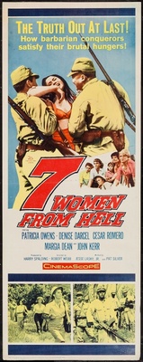 The Seven Women from Hell movie poster (1961) mouse pad