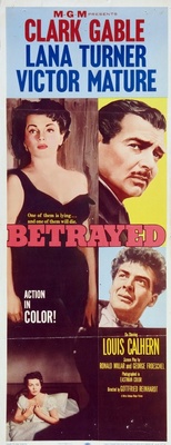 Betrayed movie poster (1954) Poster MOV_b1652ae1