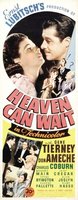 Heaven Can Wait movie poster (1943) Longsleeve T-shirt #650190