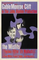 The Misfits movie poster (1961) t-shirt #MOV_b23e1356