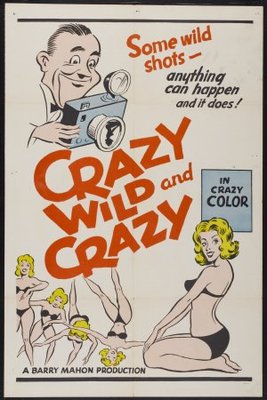 Crazy Wild and Crazy movie poster (1965) tote bag