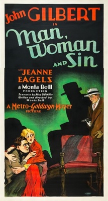 Man, Woman and Sin movie poster (1927) Sweatshirt