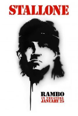 Rambo movie poster (2008) tote bag
