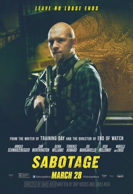 Sabotage movie poster (2014) calendar