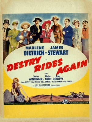 Destry Rides Again movie poster (1939) hoodie