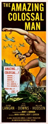 The Amazing Colossal Man movie poster (1957) Longsleeve T-shirt