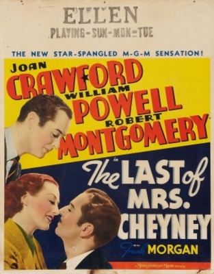 The Last of Mrs. Cheyney movie poster (1937) tote bag