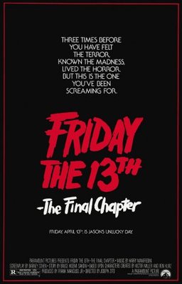 Friday the 13th: The Final Chapter movie poster (1984) Longsleeve T-shirt