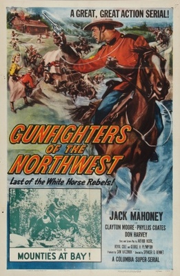Gunfighters of the Northwest movie poster (1954) calendar