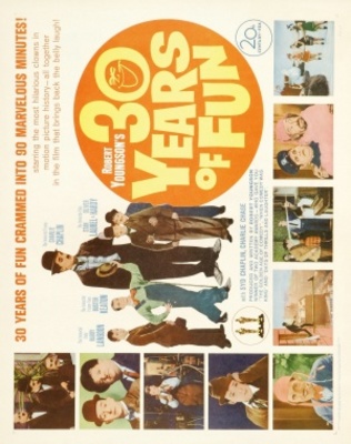 30 Years of Fun movie poster (1963) calendar