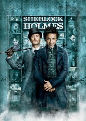 Sherlock Holmes movie poster (2009) Mouse Pad MOV_b3f215f0