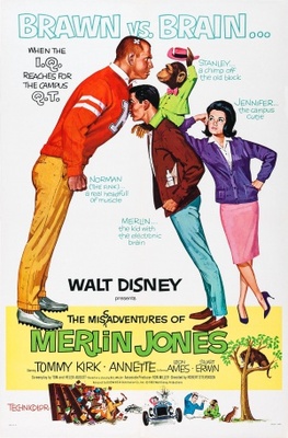 The Misadventures of Merlin Jones movie poster (1964) mouse pad