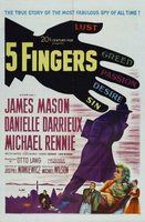 5 Fingers movie poster (1952) hoodie #658048