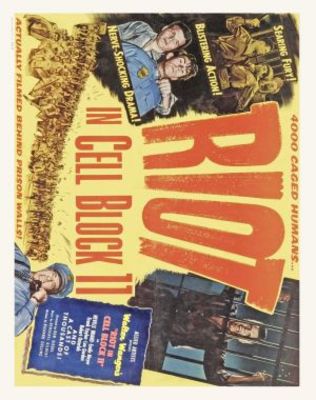 Riot in Cell Block 11 movie poster (1954) hoodie