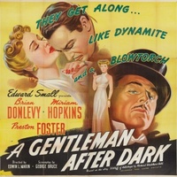 A Gentleman After Dark movie poster (1942) Longsleeve T-shirt #728655