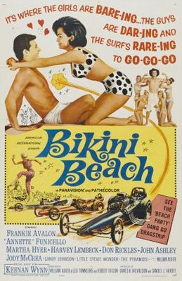 Bikini Beach movie poster (1964) tote bag