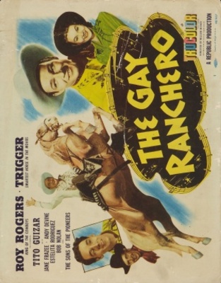 The Gay Ranchero movie poster (1948) mouse pad