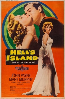 Hell's Island movie poster (1955) calendar
