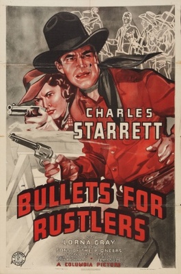 Bullets for Rustlers movie poster (1940) Poster MOV_b6920613