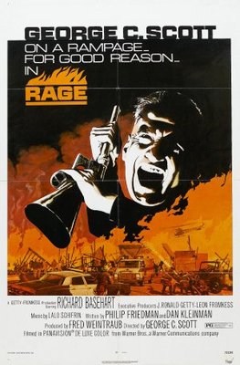 Rage movie poster (1972) mouse pad