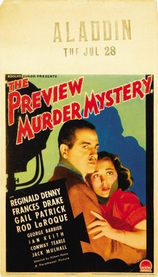 The Preview Murder Mystery movie poster (1936) poster