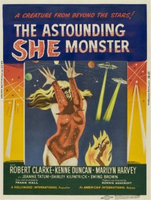 The Astounding She-Monster movie poster (1957) Sweatshirt