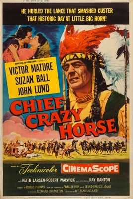 Chief Crazy Horse movie poster (1955) tote bag