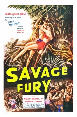 Savage Fury movie poster (1956) poster