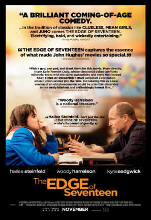 The Edge of Seventeen movie poster (2016) poster