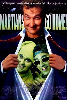 Martians Go Home movie poster (1990) tote bag