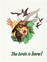 The Birds movie poster (1963) t-shirt #MOV_b85007fd
