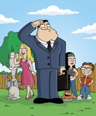 American Dad! movie poster (2005) Mouse Pad MOV_b88d5d4b
