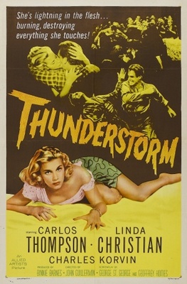 Thunderstorm movie poster (1956) mouse pad