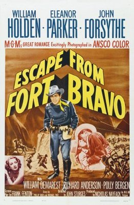 Escape from Fort Bravo movie poster (1953) poster